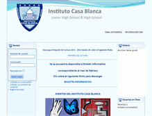 Tablet Screenshot of icb.edu.mx
